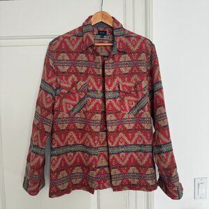 J. Crew Aztec Button Down
